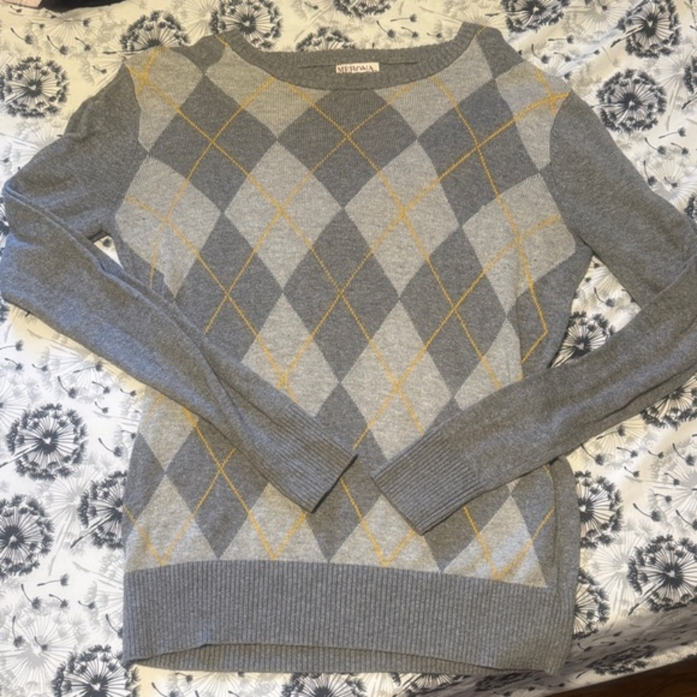 Merona || Argyle Sweater (M)